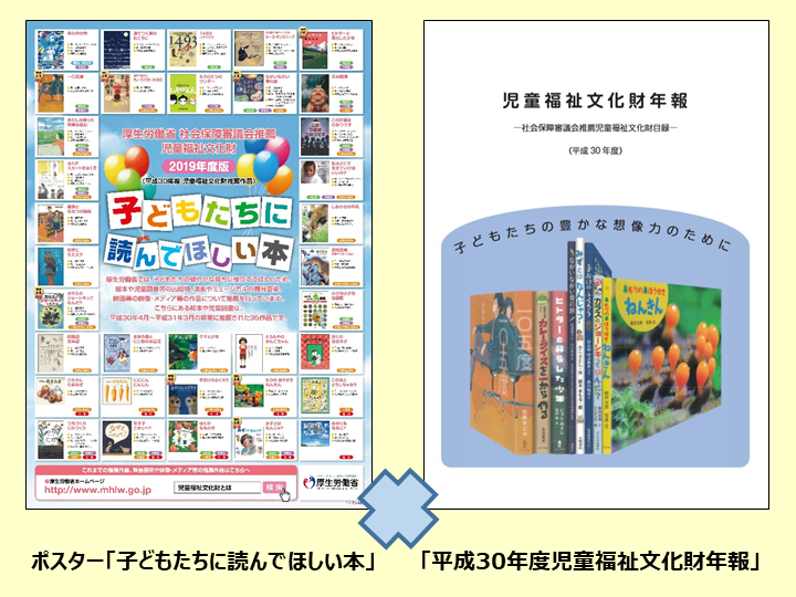 「子どもたちに読んでほしい本」ポスターおよび児童福祉文化財年報のご案内